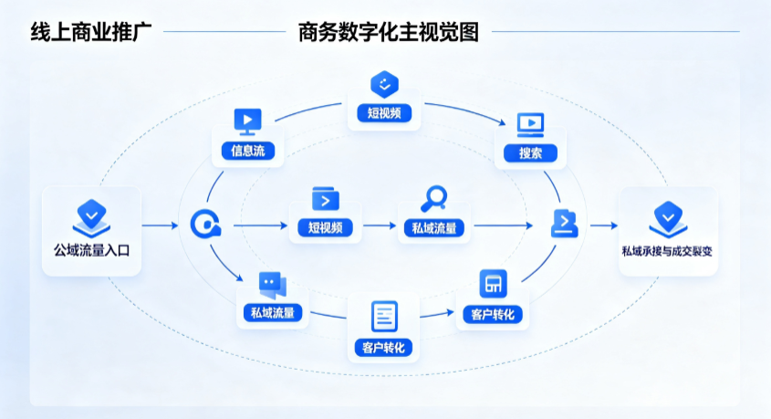 民乐县线上商业推广怎么做？全域流量闭环搭建与低成本转化实战指南